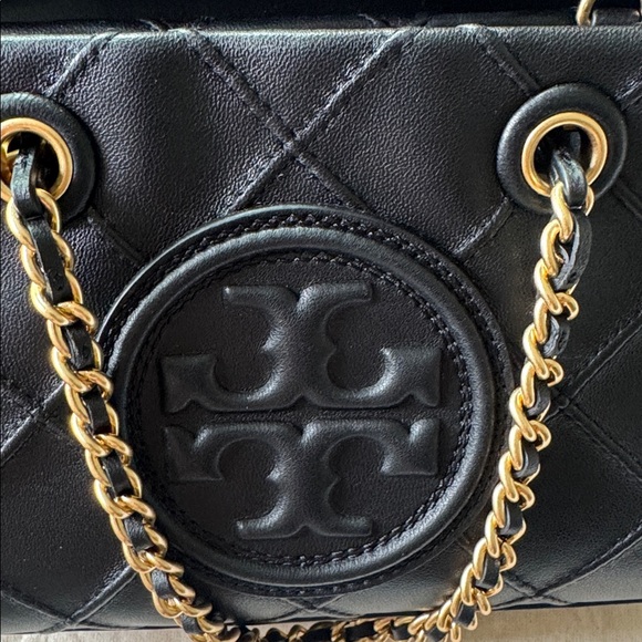 Tory Burch Black Quilted Crossbody Bag - Picture 2 of 7